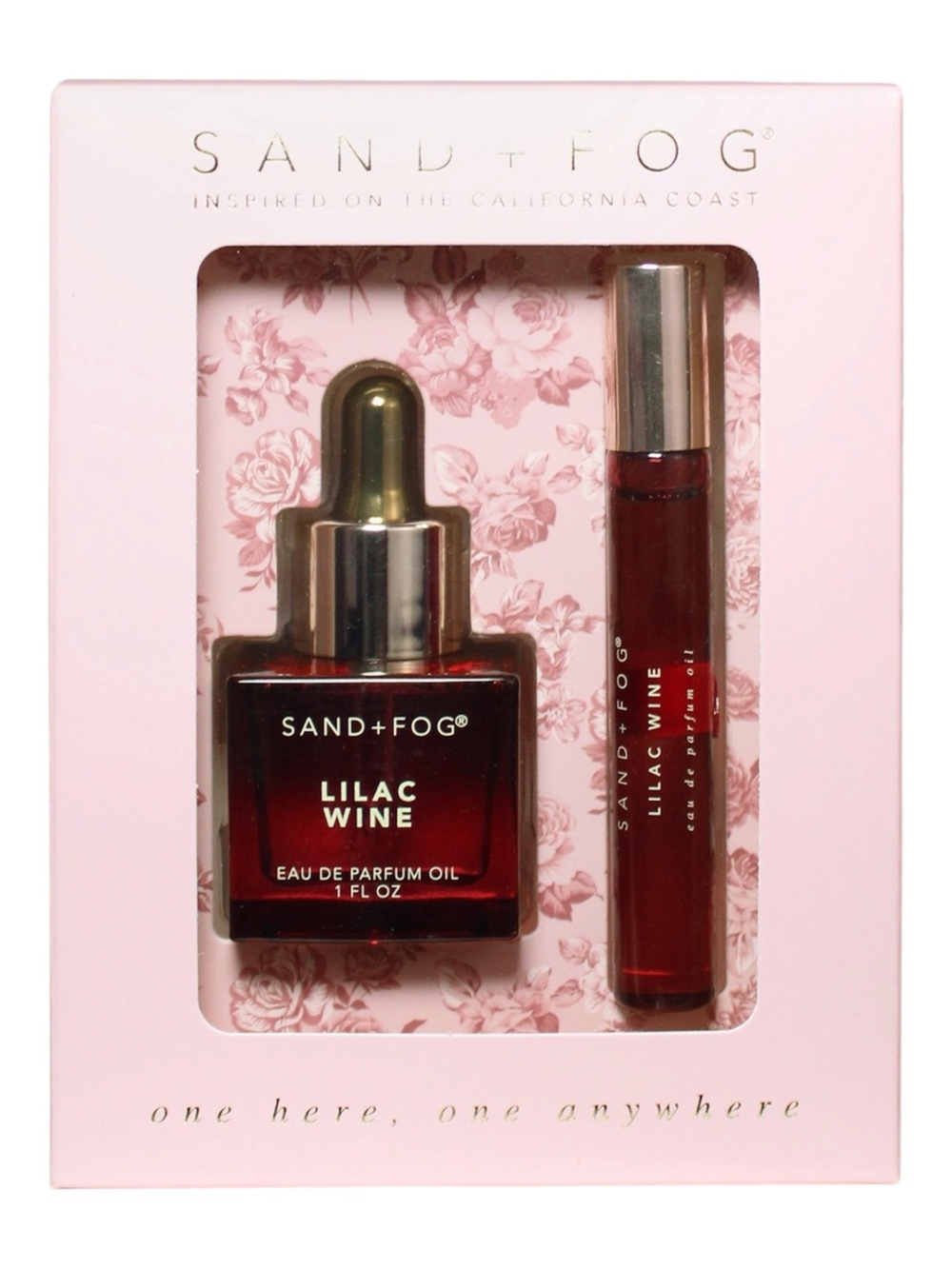 Sand + Fog Oil Rollerball and Dropper Set - Lilac Wine